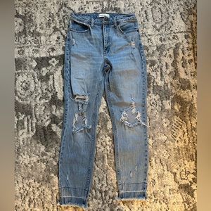 Abercrombie High Rise Mom Jeans 4 Long